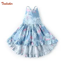 Baby Girls Flamingo Dress Kids Backless Printting Floral Beach Party Dresses For Girls Toddler Girl Ruffle Dress Clothing Vestid Baby Girls Flamingo Dress Kids Backless Printting Floral Beach Party Dresses For Girls Toddler Girl Ruffle Dress Clothing Vestid