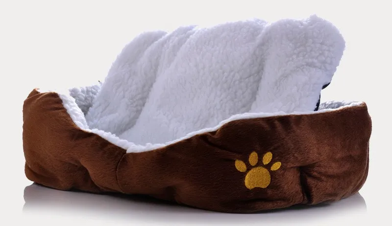 Cheap Warm Soft Autumn Winter Pet Cat Litter for Puppy Rabbit Small Dog Beds Nest Sleeping Bedding Lounger Sofa Mattress Kennel