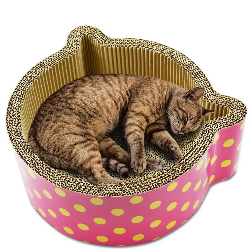 Wholesale Sisal Cat Scratch Board Corrugated Paper Cat Ears Shaped