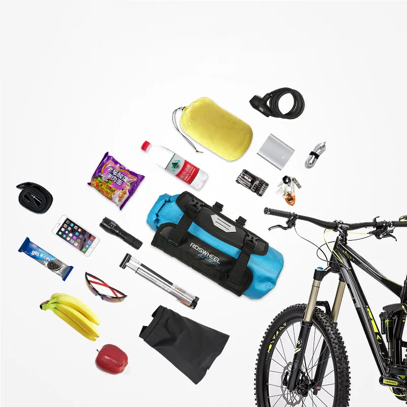 ROSWHEEL 7L полностью водонепроницаемая велосипедная сумка, сумка на руль велосипеда, Mtb велосипедные сумки, аксессуары для велосипеда, товары для велоспорта