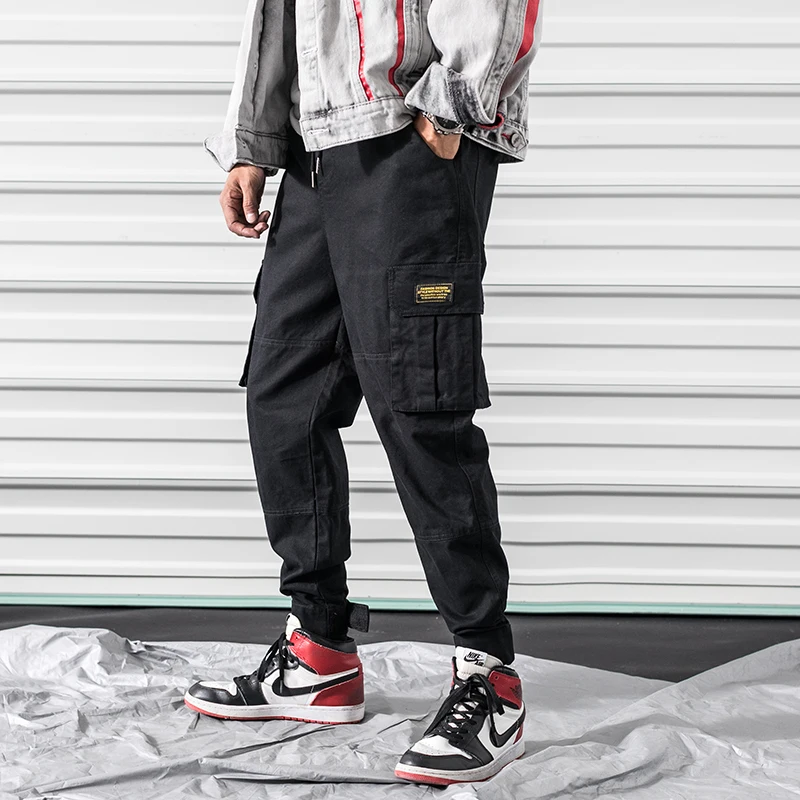 cargo pants with strap