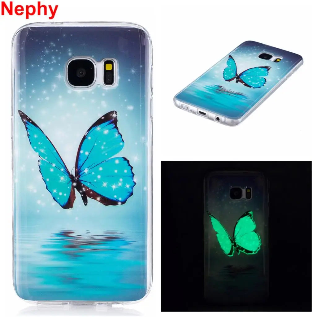 

Nephy Phone Case For Samsung Galaxy S5 S6 S7 Edge S8 Plus J3 J5 J7 A3 A5 2016 2017 Grand Prime Note 8 Noctilucent Shine Cover