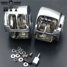 Aftermarket free shipping motorcycle parts Switch Housings Cover For Harley Davidson 2009 later Dyna Sportsters Softail V-Rod CD