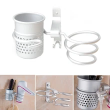 Алюминий Фен держатель стойки Ванная комната настенный органайзер для хранения на полке