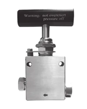 

FrFree shipping Wellness Model : HS40141 9/16'' size 40,000 PSI ultra high pressure manual control needle valves