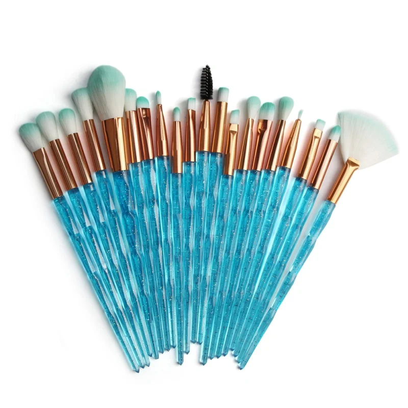20Pcs/set Makeup Brushes Set Cosmetic Powder Foundation Eye Shadow Lip Eyebrow Colorful Professional Makeup Brush Kit