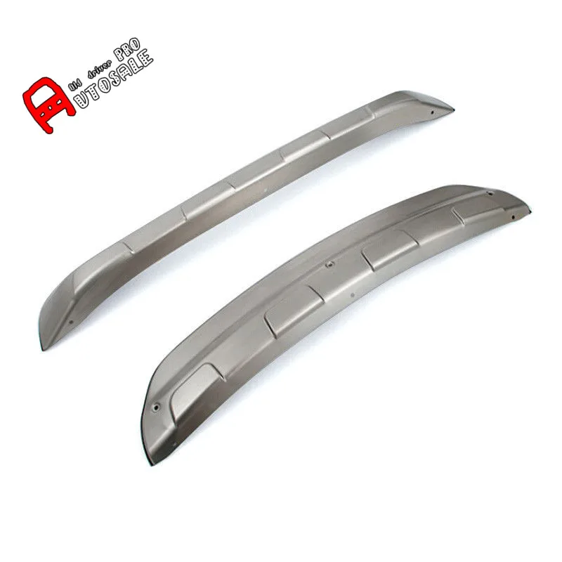 stainless steel Front&rear Bumper Bottom Protector Moulding Trim Cover For Mazda CX 5 2012 2016