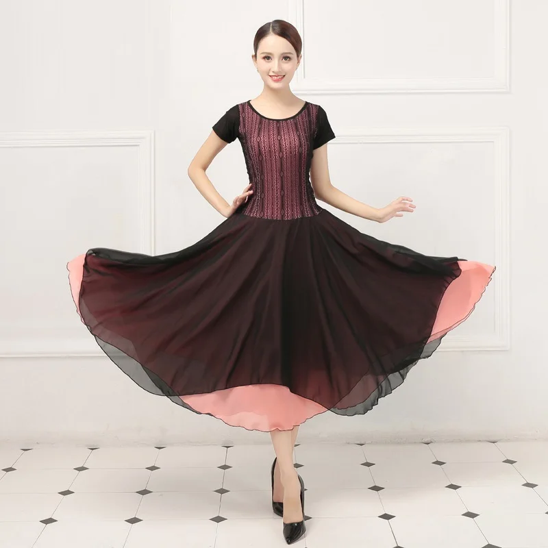 

Latin ballroom dress stanard ballroom rumba dress tango dance costumes foxtrot dance dress Spanish dress Flamenco costumes lace