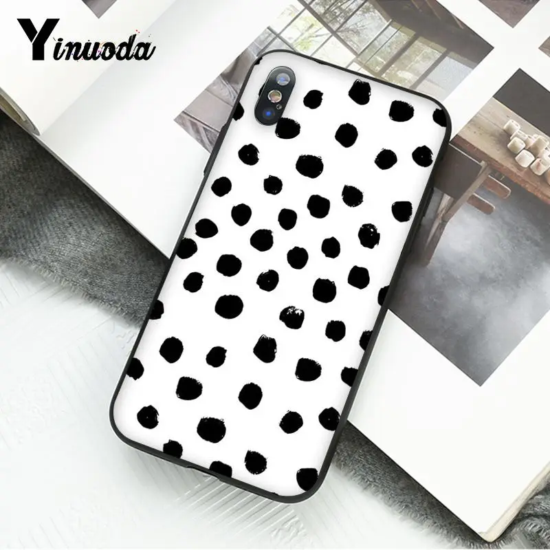 Polka dots Art Print Silver Star