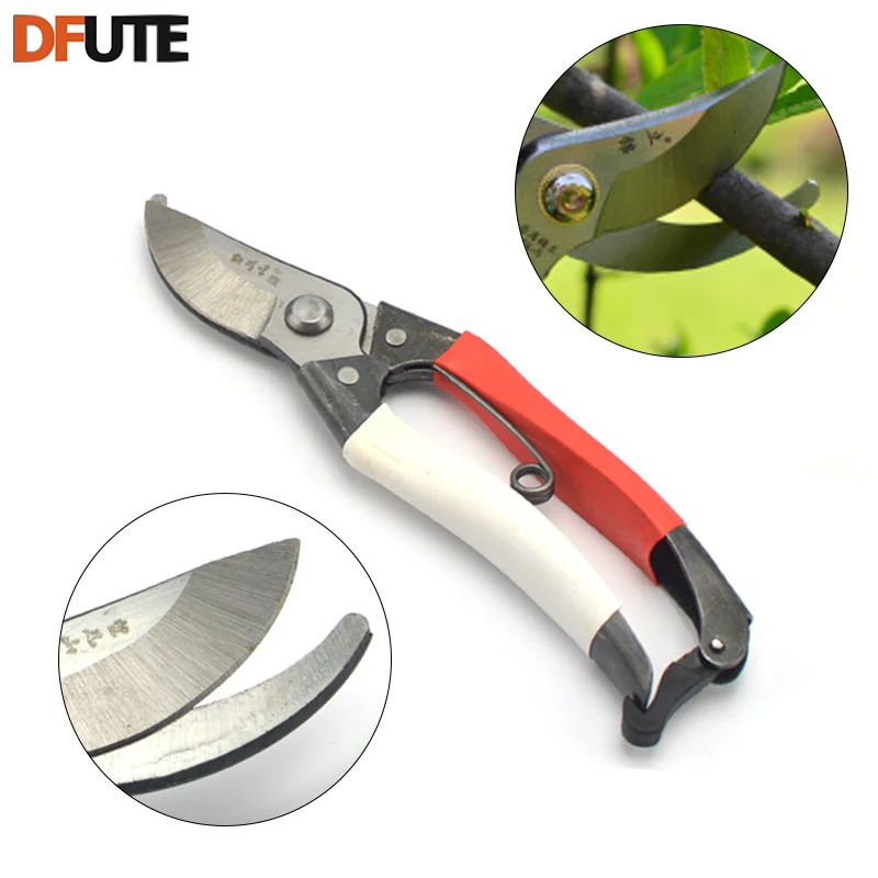 DFUTE High quality pruning shears garden tools fruit tree scissors 8 inch garden scissors fruit