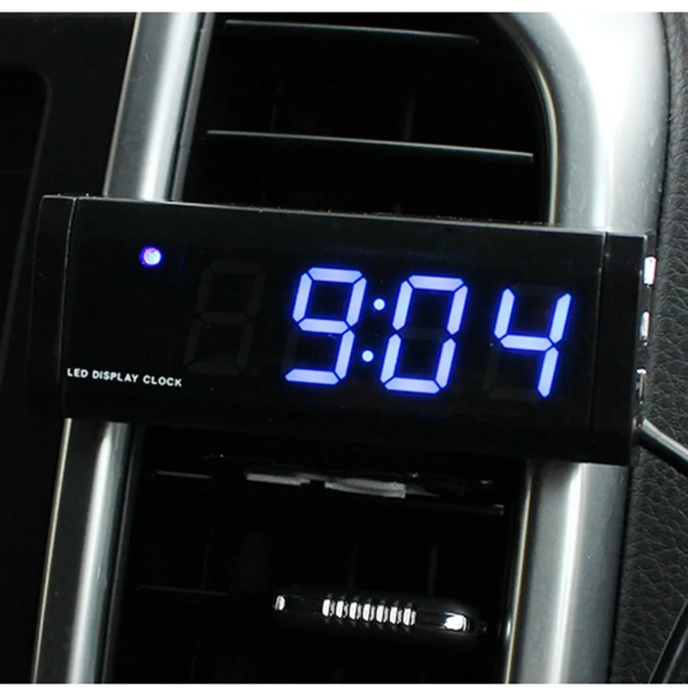 Car Electronic Clock Car Thermometer Luminous Car Electronic Clock Mini Portable Dashboard Clock Car Accessories Car Electronic Clock Car Thermometer Luminous Car Electronic Clock Mini Portable Dashboard Clock Car Accessories