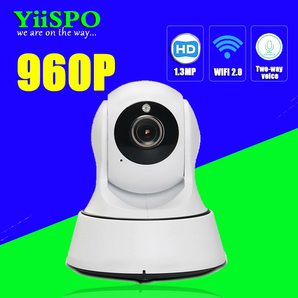 bilder für YiiSPO HD 720 P/960 P WIFI Ip-kamera Drahtlose IR-Cut Nachtsicht Zwei-wege Audio PTZ CCTV Überwachungskamera P2P Wolke bilder für YiiSPO HD 720 P/960 P WIFI Ip-kamera Drahtlose IR-Cut Nachtsicht Zwei-wege Audio PTZ CCTV Überwachungskamera P2P Wolke