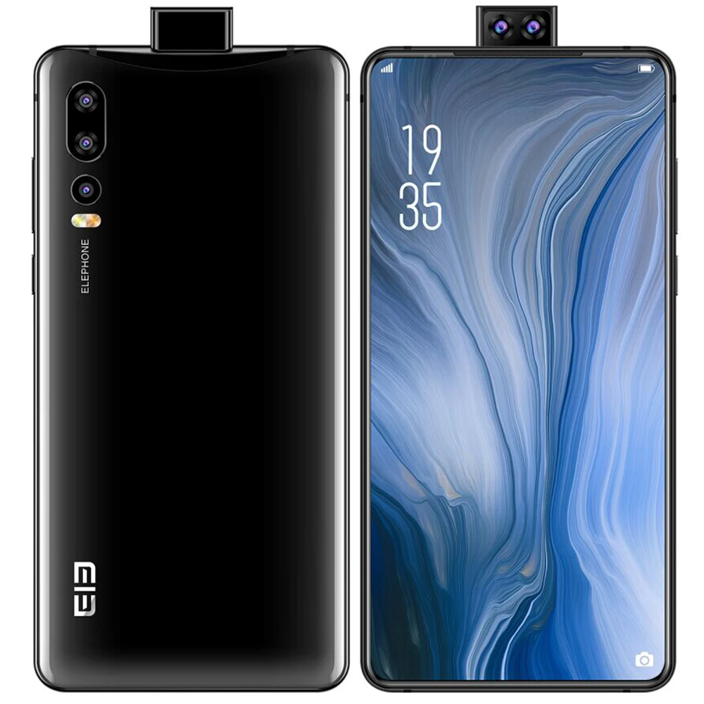  In Stock ELEPHONE U2 4G Smartphone 6.26 inch Android 9.0 4GB 64GB 16MP 5MP 2MP Rear Cameras Type-C 