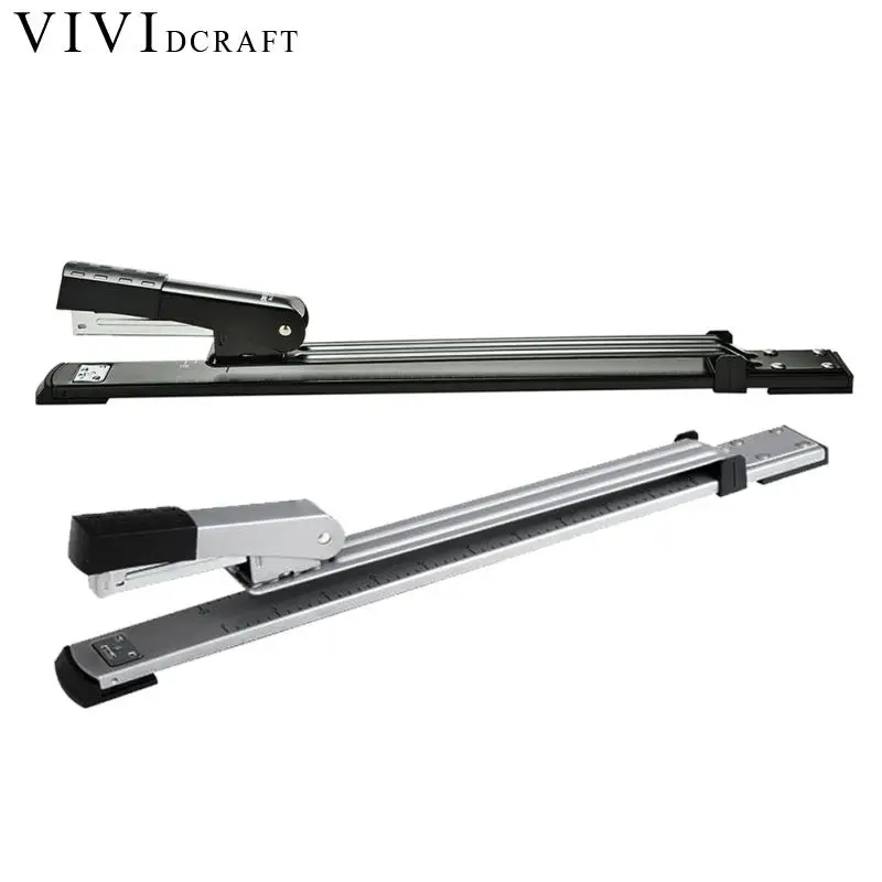 

Vividcraft 1pc Make Book Repair Book Stapler Long Arm Stapler Binding Machine Manual Metal Paper Stapler Office Supplies