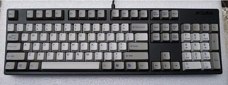 Белая клавиатура cherry mx switch 104 keycaps Taihao double shot гранит Dolch keycap OEM Многоцветный Olivette