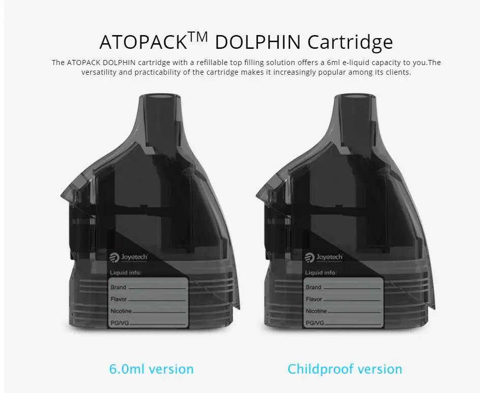 Joyetech ATOPACK DOLPHIN Replacement Cartridge