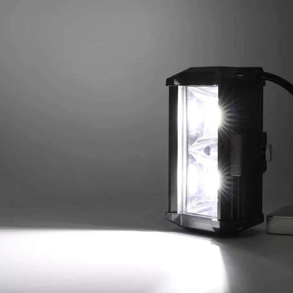 72W LED Work Light 12V Light Bar LED Lamp Auto Fog Lamps for Tractor Boat OffRoad Car Truck SUV ATV Motorcycle With Wiring (19)