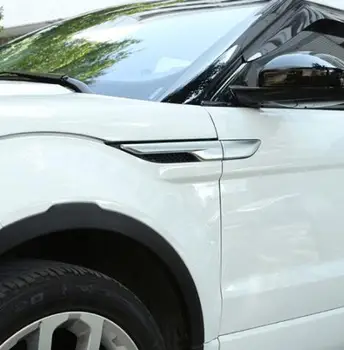 

ABS Chrome For Land Rover Range Rover Evoque 2012+ car Body side air outlet protector panel cover trim car styling