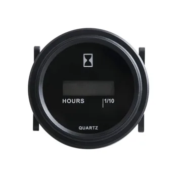 

Free Shipping!LCD Round Hour Meter DC 4.5-90V Timer hour meter for diesel engine car pump truck ATV mower