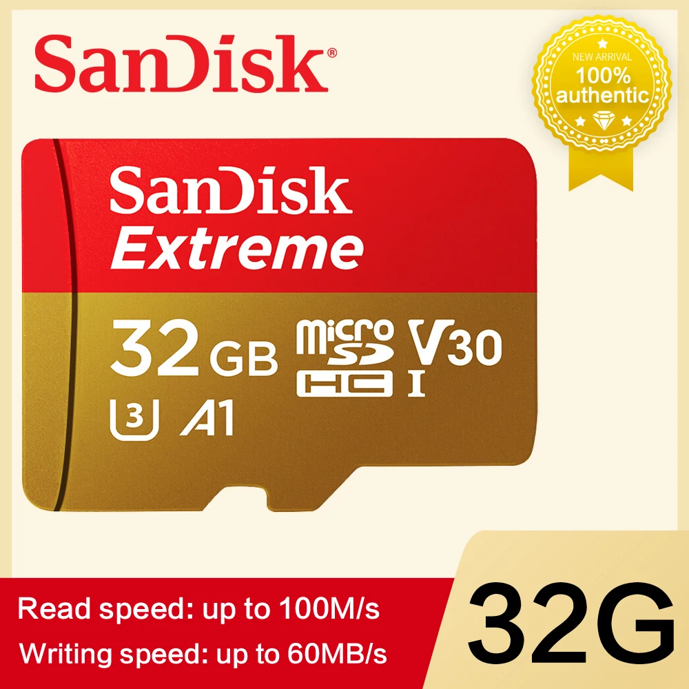 SanDisk Extreme и ultra micro SD Карта памяти SDHC / SDXC uhs-i C10 U3 V30 A1 32 Гб A2 64 128 планшет смартфон