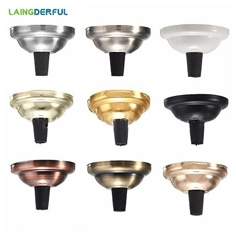 

LAINGDER lamp base Antique Vintage Ceiling Plate Metal ceiling holder e27 Lamp fitting chandelier Base DIY lighting accessories