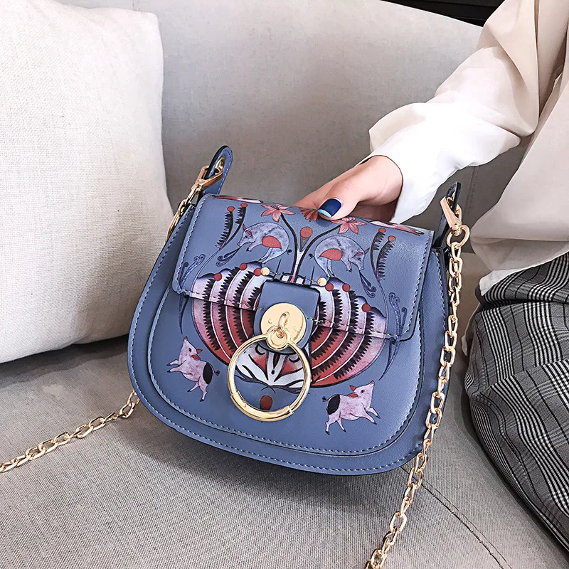 

crossbody bags for lady Women's Fashion Color Bag Saddle Bag Shoulder Messenger luxury handbags women bags