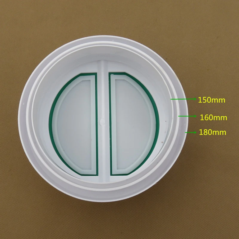 

Pipe check valve 160mm PVC pipe for hood fume, double plate check valve anti smoke and anti string smell