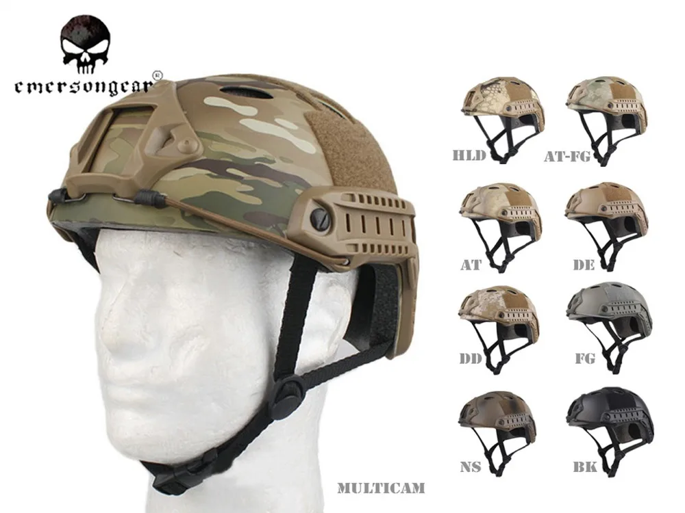 

EMERSON FAST Helmet PJ TYPE Military Airsoft Combat EM8811