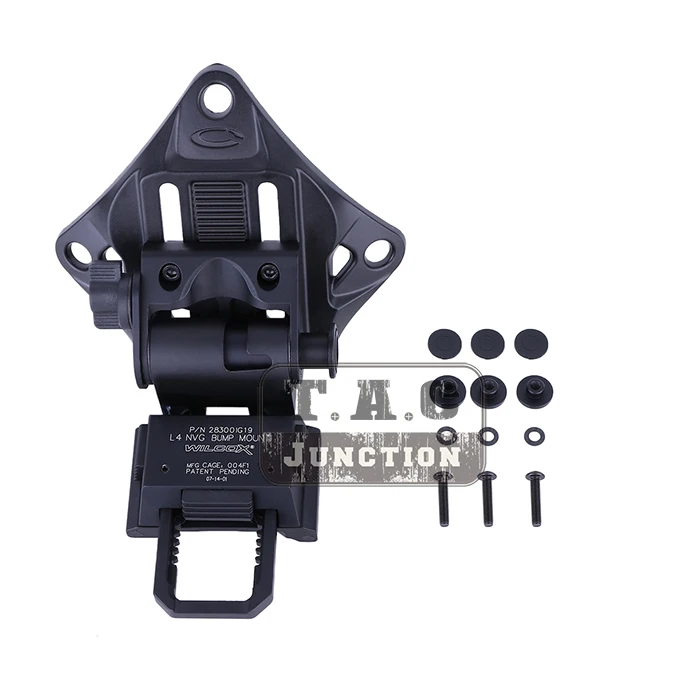 

Wilcox L4 G19 Style Low Profile NVG Mount Ops-Core 3-Hole Shroud Night Vision Goggle AN/PVS-7A 7C 15 18 Devgru L4G19 L4G32