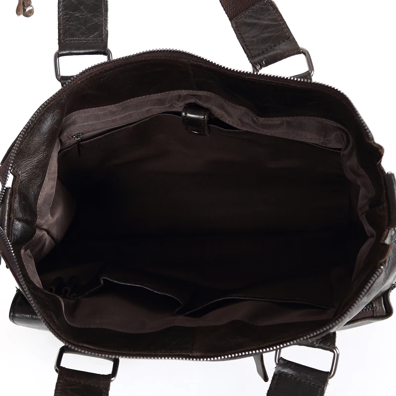 Taschen Förderung Männer Handtasche 14 Messenger Portfolio Tasche Männlichen M260 Echtes Aktentasche Kaffee Leder