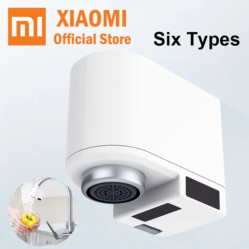 

2019 New Xiaomi Automatic Sense Infrared Induction Water Saving Device adjustable mini Water Diffuser For Kitchen Bathroom Sink