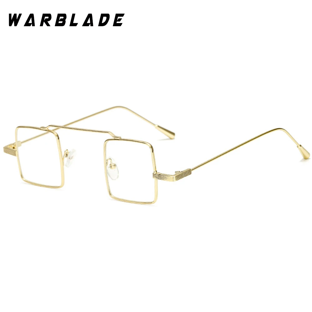 WarBLade 2018 модные женские очки оправа мужские Золотые винтажные Квадратные