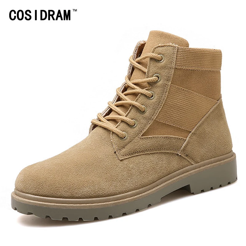 COSIDRAM Army Boots Men's Military Desert Tactical...