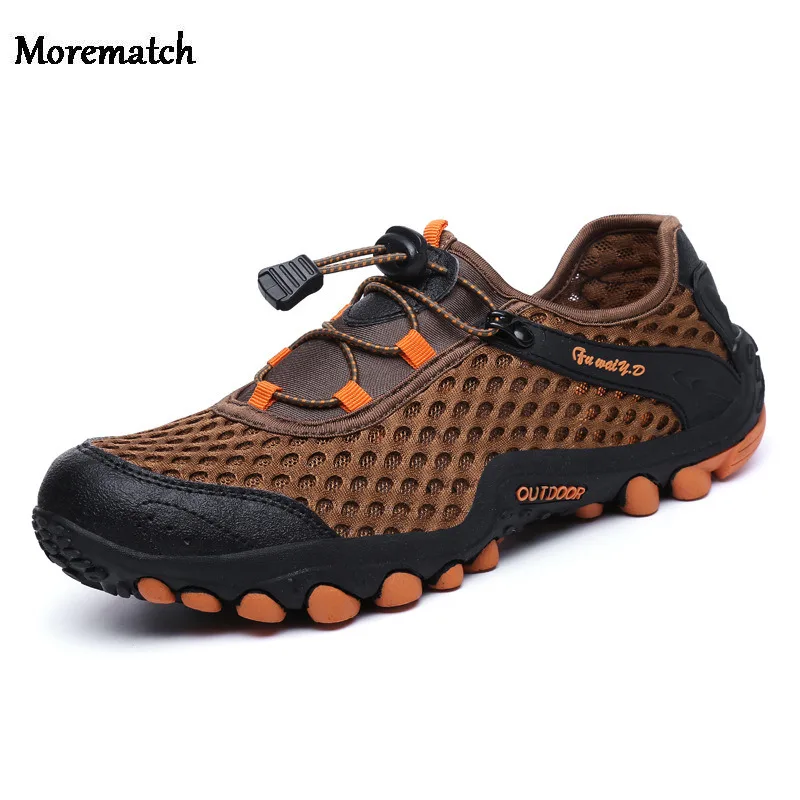 

Morematch New Outdoor Hiking Shoes sapatilhas mulher Trekking Men randonnee scarpe uomo Man wading Upstream Breathable Mesh
