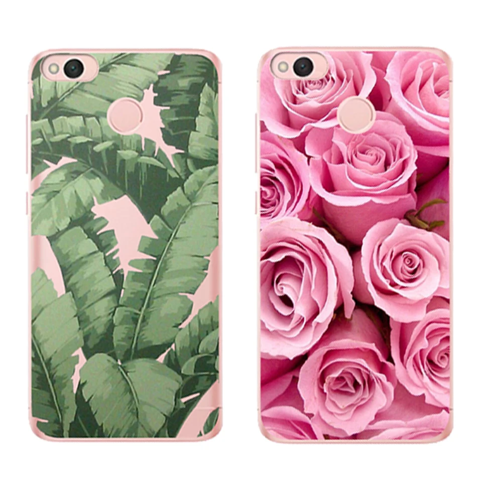 

For Xiaomi MI8 Redmi 6 6A 4 4A 4X NOTE 4 4X 5A Mi6 A1 5X Dignified and beautiful flower Soft Silicone Painted TPU Phone Case