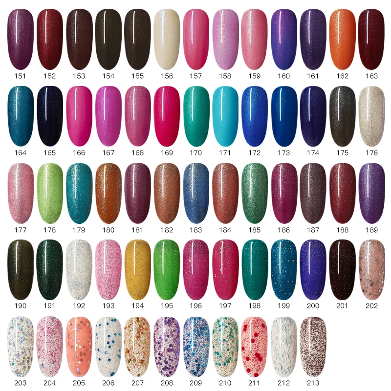 Mtssii 7ml Color Nail Gel Polish Manicure Semi Permanent Base Top Coat UV LED Nails Gel Varnish Soak Off Nail Art Manicure Gel