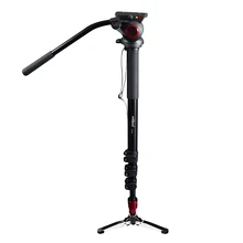 Miliboo MTT705A алюминиевого сплава Портативный монопод и штатив для профессиональных видеокамер/видео/DSLR стенд. половину цены Manfrotto