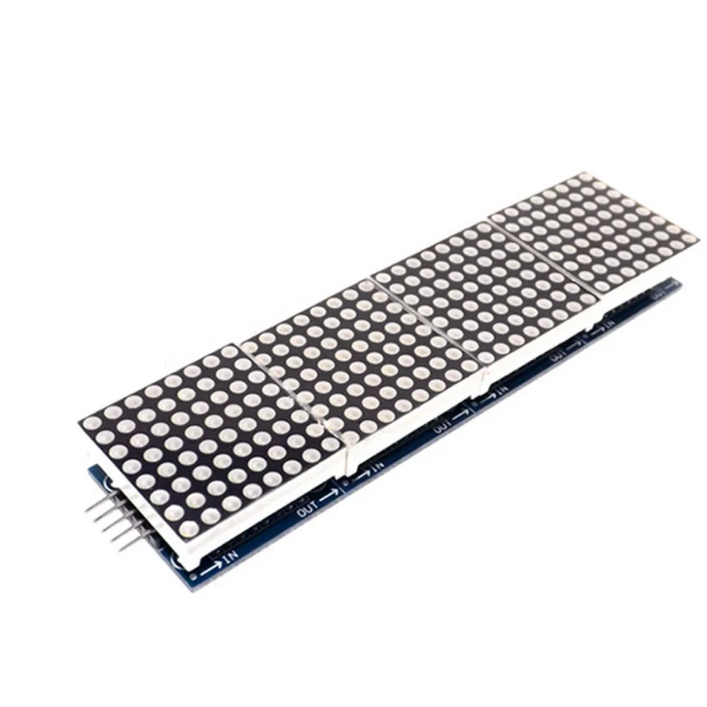 

64mm x 64mm MAX7219 5V 4 in 1 16x16 Cascaded Display Dot Matrix Module Display Driver Module