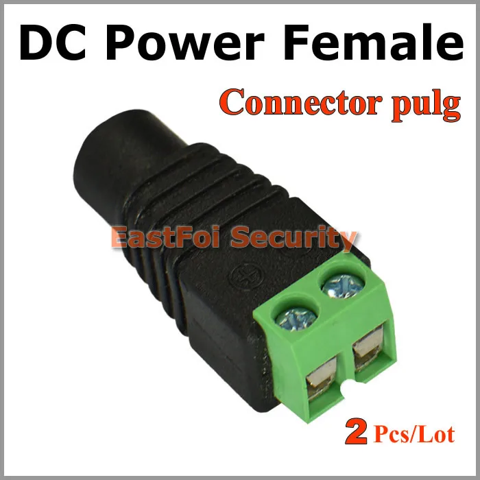 

CCTV Accessories 2.1x5.5mm female DC Power Jack Adapter Plug Cable Connector for CCTV Camera