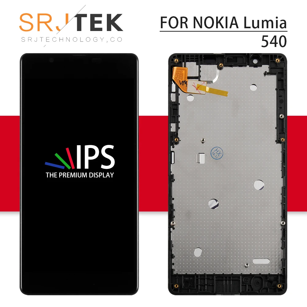 

Screen For NOKIA Microsoft Lumia 540 Display LCD Matrix Touch Screen Digitizer with Frame 5.0'' RM-1141 N540 LCD Display