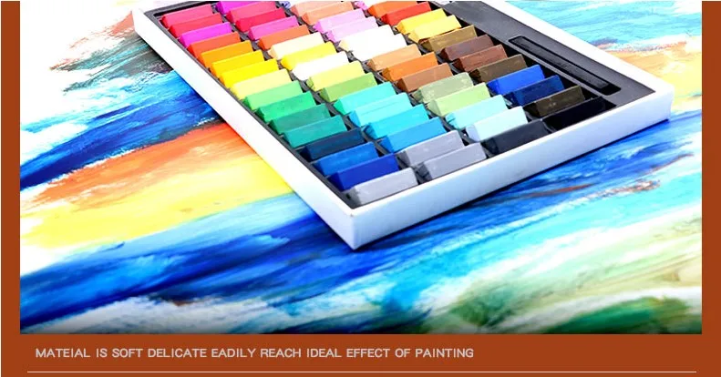 MUNGYO 48 цвет 64 цвет мягкий пастельный короткий опорный стержень тонер цветной мел Пастельная живопись