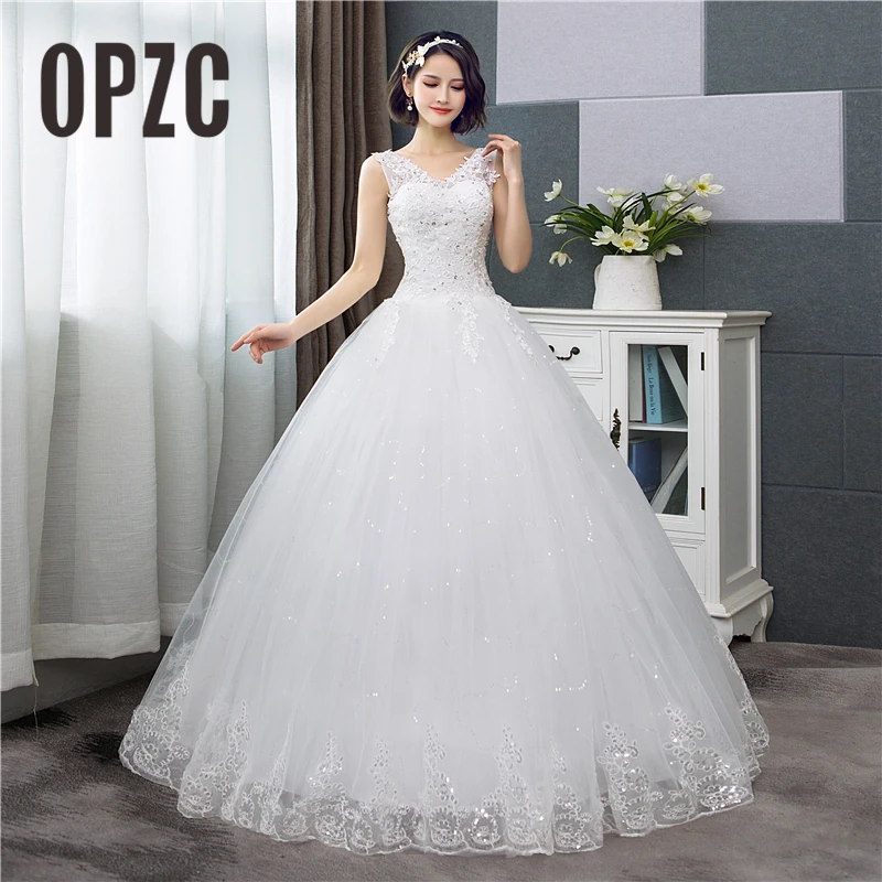 wedding dress tank style