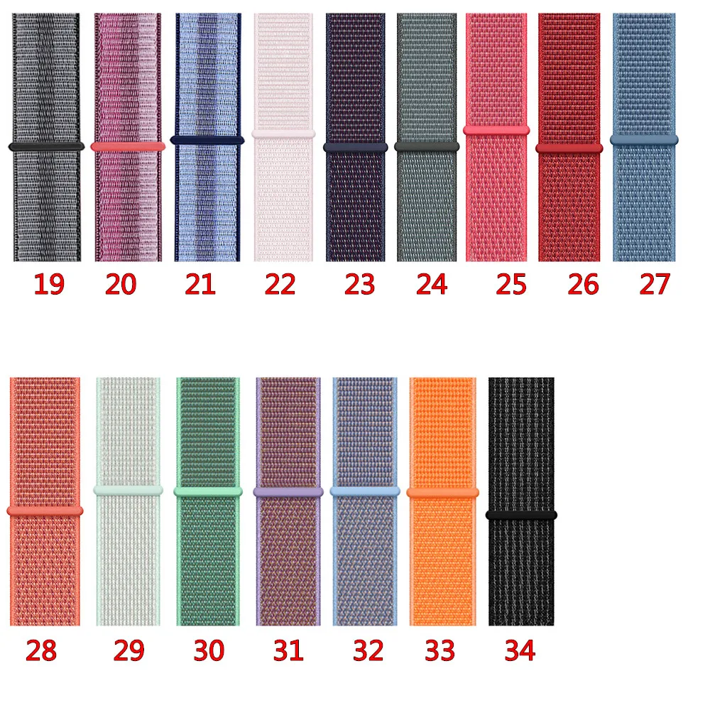 sport nylon weave strap for apple watch band 4 42mm 38mm 3/2/1 bracelet double-layer belt watchband for iwatch 44mm 40mm correa