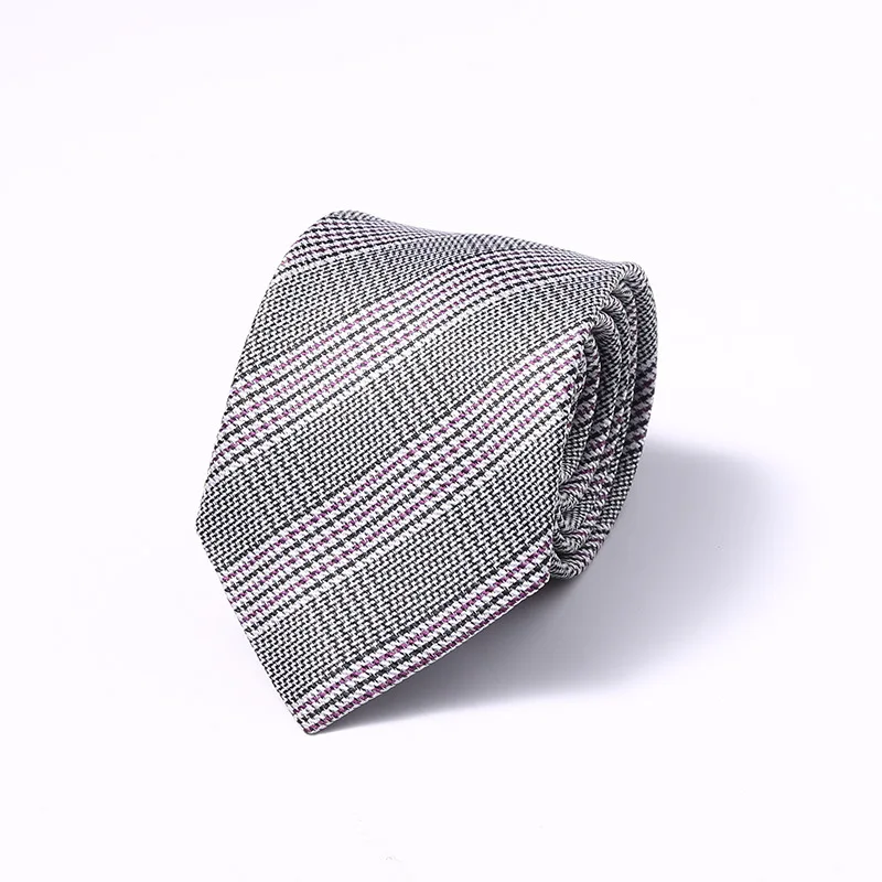 Полосатый Цветочный сплошной 6 см мужские обтягивающие галстуки полиэстер шелк Узкий вязаный жаккардовый галстук тонкий шафера шеи галстук для свадебной вечеринки - Цвет: OJ06-30