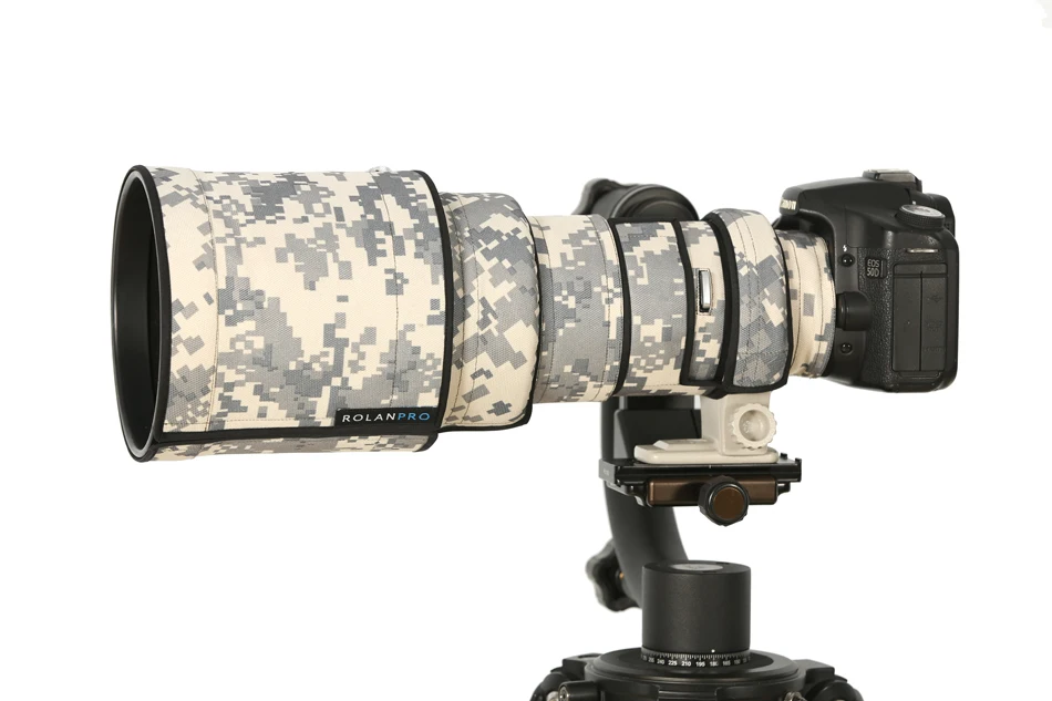 Линзы ROLANPRO камуфляжное покрытие от дождя для Canon EF 400 мм f/4 DO IS USM линзы SLR чехол