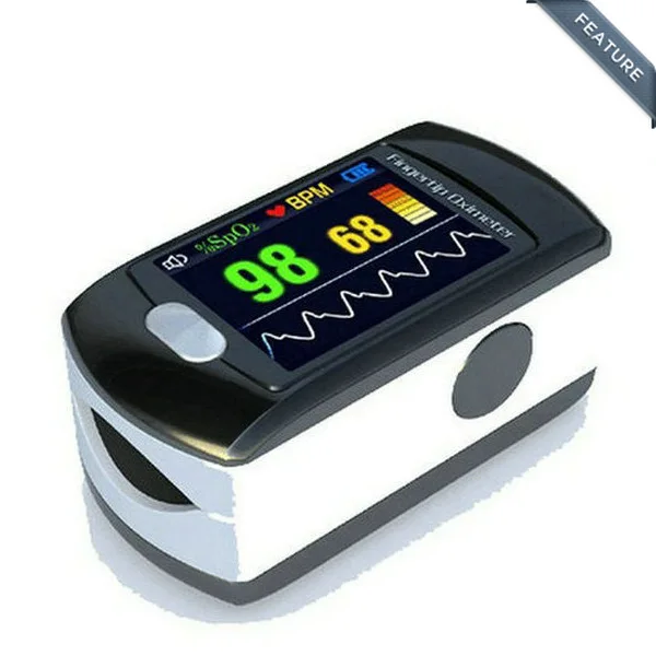 

CMS50E Cost Price Color OLED Display Black Fingertip Pulse Oximeter, Blood Oxygen Monitor