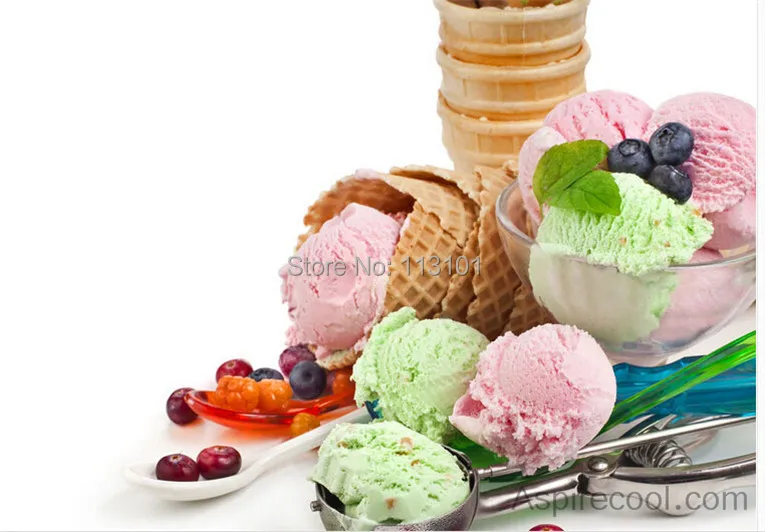 Gelato baller icecream ложка стек для HAGEN-Dazs шарики для мороженого черная алюминиевая ложка