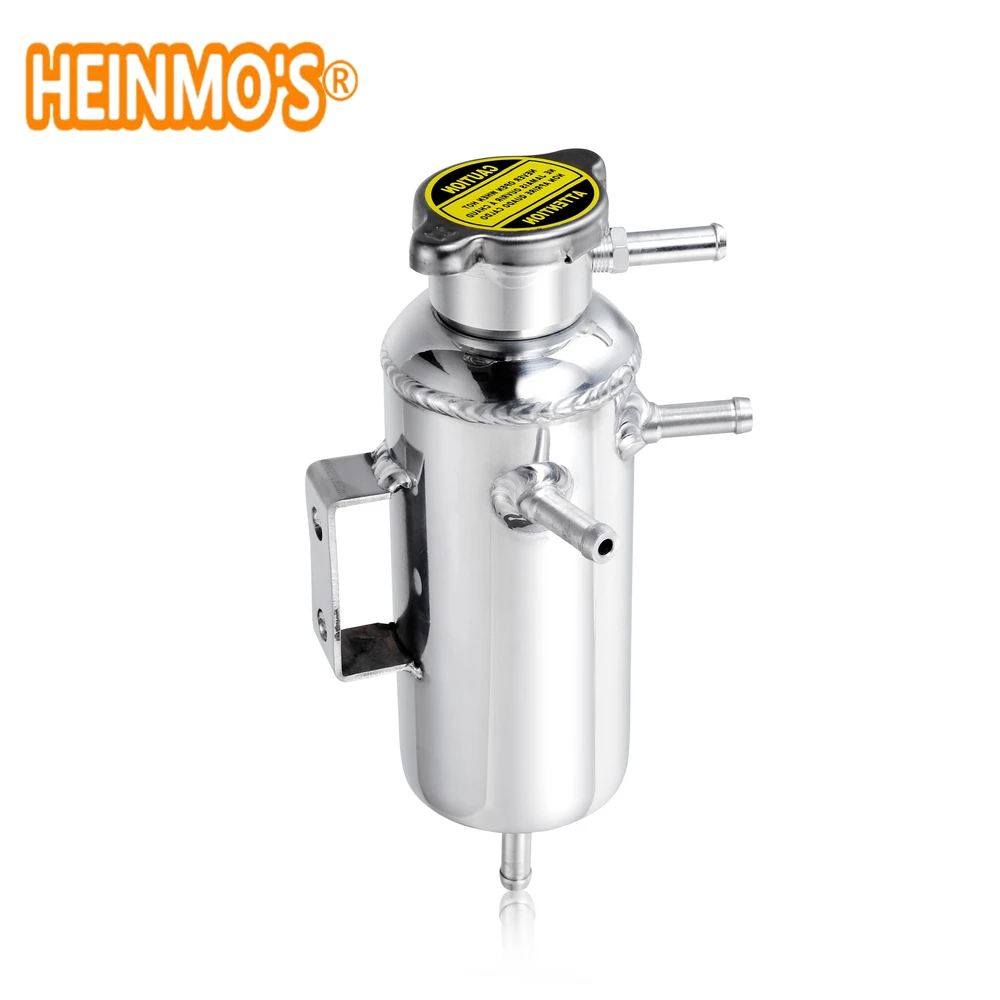 

Universal Aluminum Sliver Racing Car Auto Oil Catch Tank Kit &Oil Catch Can Fuel Tank