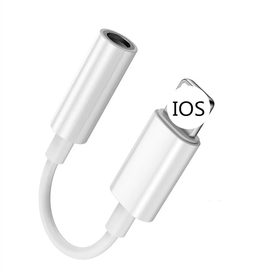 

3.5mm Aux Headphone Jack Audio Adapter for iPhone X 7 8 Plus IOS12 Lighting Plug Play Music Audio USB Converter Earphone Adapter