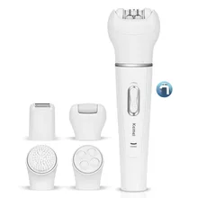 5в1 эпилятор для волос на лице Женская бритва электрическая для лица женская эпиляция перезаряжаемая для депиляции Женская бритва триммер бикини Влажная и сухая